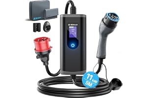 bokman elbilsladdare 3 fas- 11kW laddkabel elbil Typ 2 Justerbar Ström