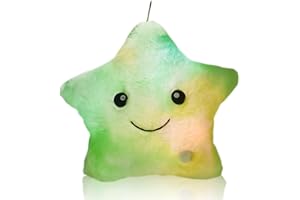 TLYYUKP Sensory Toys for Autism,Stuffed Star Teddy Light Up Plush for Girls Boys,Light Up Plush Toys for 1 2 3 4 Year Old Girls Boys,Sleep Aid Adhd Toys,Birthday Xmas Gifts for Toddlers Kids Age 5 6 7 8 Blue