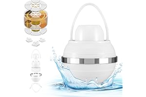 GXPJYCFOB Bath Ball Filter, 8 Stages Shower Filter for Any Bath Taps, Portable Bathtub Water Filter, Removes Hundreds of Contaminants, Soften Hard Water, BPA Free,Purify Your Bathwater for Healthier Skin & Hair