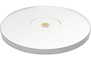 Fluance High Density Frosted Acrylic Platter For Fluance Reference Turntables compatible with RT82/RT83/RT84/RT85 (AP03)