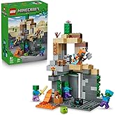 LEGO Minecraft Zombi Zindanı 21587-8 Yaş ve &Uuml;zeri &Ccedil;ocuklar i&ccedil;in Wasteland Gezgini Minifig&uuml;r&uuml; ve 3 Zombi Fig&uuml;r&uuml; İ&ccedil;eren Yaratıc