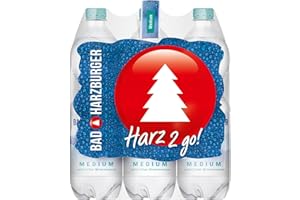 Bad Harzburger Medium Mineralwasser (6 x 1,0L)