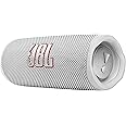 JBL Flip 6 Portable Bluetooth Speaker with 2-Way Speaker System and Powerful JBL Original Pro Sound, Up to 12 Hours of Playtime, White