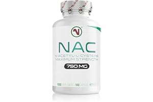 NUTRIODOL NAC Supplement 750mg | Vegan Capsules | N-Acetyl-Cysteine Amino Acid - High Bioavailability - Providing Non Toxic Stable Form of L-Cysteine - EU Made to ISO and GMP Standards (180)