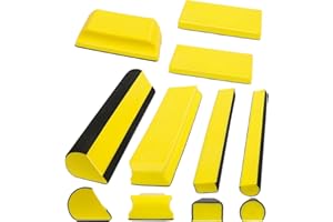 MOGRQAP Taco de lijado manual de 7 piezas, juego de tacos de lijado manual para pulido de madera y lijado fino Taco de lijado manual