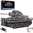 JMBricklayer Army Tank Toys Building Blocks Set 61517, WW2 RC Armoured Mortar Model Kit, Military Historical Collection Building Block for Ages 8+, Great Birthday Party Gifts for Teens, Adults