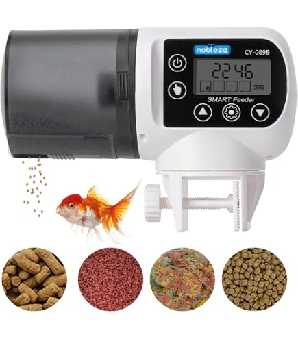 thumbnail image 2 of Automatic Fish Feeder For Aquarium With Timer,LCD Display-320ML Large Capacity 2 of 14