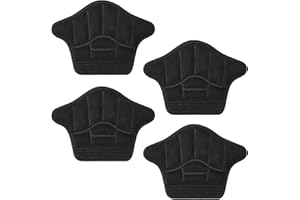 EQLEF Uchwyt na piętę, sportowe ochraniacze na pięty do zbyt dużych butów, 2 pary, wygodna, zapobiegająca powstawaniu pęcherzy, dla mężczyzn i kobiet, regulowane, samoprzylepne, wkładki do butów