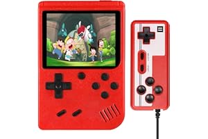 FX SOLO Handheld Game Console, Mini Retro Game Player with 500 Classic Games, Rechargeable Battery & 2.8-Inch Color Screen Portable FC Handheld Games for Lovers Adults Kids Boys