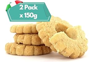Canestrini con Nocciole Artigianali 2x150g – Biscotti Piemontesi al Burro – Frolla Friabile Lavorata a Mano – Specialità Regionale Italiana – Premio Eccellenza 2021-2022 – 13 di Ilaria