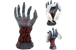 Wenbones Gaming Headset Halterung und Controller Ständer, Dunkel und geheimnisvoll Kopfhörer ständer,Gamer Zubehör für Gaming deko, für Gaming zubehör Zimmer deko, für pc ps4 ps5 Switch ps Xbox