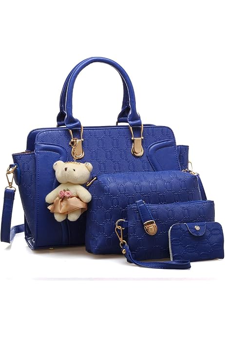 Miss Lulu - Lot De 3 Sacs à Main Femme - Cabas, Bandoulière Et Poche Bracelet