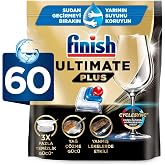 Finish Ultimate Plus 60 Kaps&uuml;l Bulaşık Makinesi Deterjanı Tableti (1 x 60 Kaps&uuml;l)