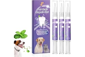ZUYOKI Cvreoz Gel réparateur buccal pour animaux de compagnie – Gel blanchissant pour restauration buccale pour animaux de compagnie, gel désodorisant pour animal domestique, élimine la mauvaise