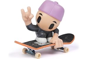 Tech Deck Sk8 Crew, fingerboard con personaggio, mini skateboard da collezione personalizzabile, giocattoli per bambini da 5 anni in su (i modelli possono variare)
