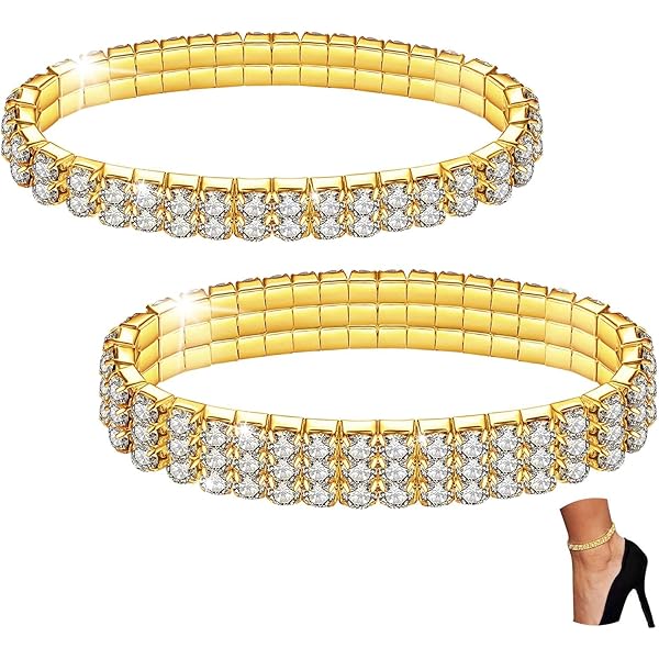 Luxe Volledige Strass Liefde Hart Enkelband voor Vrouwen Goud Zilver Kleur Crystal Tennis Chain Link Voet Armband Sieraden Luxe Volledige Strass Liefde Hart Enkelband voor Vrouwen Goud Zilver Kleur Crystal Tennis Chain Link Voet Armband Sieraden