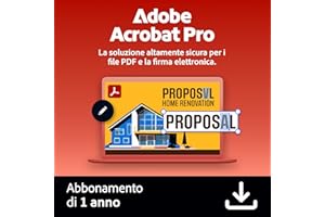 Adobe Acrobat Pro | 1 Anno | PC/Mac |Download Digitale
