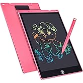 Tavoletta Grafica LCD Scrittura 12 Pollici, Elettronica Tavoletta Grafica Lavagna Portatile da Disegno con Penna per Bambini 