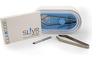 EQUADOSE Sliver Removal System, 15 Clean Sliver Removers with Precision Tweezers, Waterproof Container, Essential for First Aid Kits, Splinter Removal Tool, Travel-Friendly Design