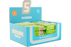‎ENERGY CAKE Sven Jack (Energy Cake) - Apfelstrudel 24x 125g (3kg) - Original Haferflocken Energieriegel mit langkettigen Kohlenhydraten, weniger Zucker & mehr Energie für den Alltag - Fitness Cake & Oatmeal