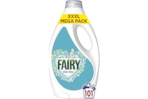 Fairy Non Bio Liquid Laundry Detergent, 101 Washes 3.131 l, Voted Number 1 For Sensitive Skin