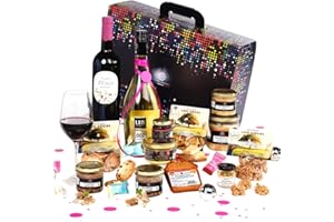 Cellier du Périgord – Panier Tradition Colis gourmand 2025 : coffret avec foie gras, terrines, blanquette de canard, douceurs & vins blanc Uby et rouge Exea BIO