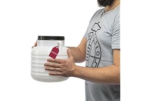 Browin 360110 Baril à Chou 10 L, Ø 13 cm | Baril pour Chou, Concombre, pour Mariner, pour Ensilage, Alimentaire | Baril avec Couvercle | Blanc