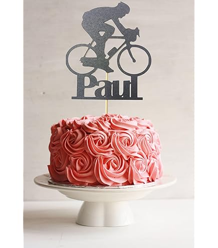 24 Edible PRE CUT Framed Cycling Cyclist Kids Childrens Party