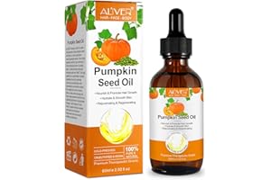 HUNELAER Pumpkin Seed Oil, 100% Pure/Natural/Undiluted/Unrefined Cold Pressed Carrier For Hair Growth & Skin Care, Lip Nail Eyelashes Eyebrows, Men& Women.Moisturizer