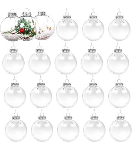 Decoris Kerstballen - 37 stuks - kunststof - toffee bruin - 6 cm | Leen