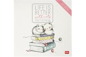 Legami - Calendario da Parete 2024, 12 Mesi e Planner annuale, Spazio per Note e Appunti, Numero della Settimana, Segni zodiacali e Festività internazionali, Cellophanatura singola, 30x29 cm