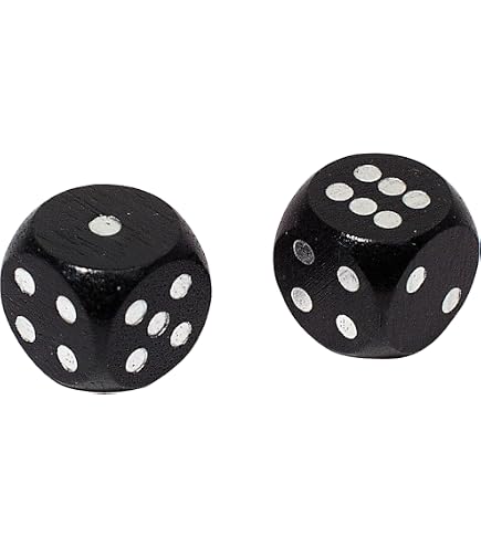 Dados Fate/Fudge Black (8) - Juego De Dados Para Rol Y Mesa, Alta Calidad Acrílico