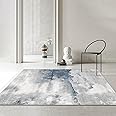 MONOGUE Modern Abstract Area Rugs,Non-Slip Short Pile Soft Carpet Rugs for Bedroom Living Room, Hallway, Dining Room, Office, Dorm Room (160cm x 230cm, Grey)