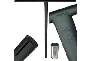 F26 Ethic DTC Tenacity V2 Stunt Trottinette en acier HIC/SCS I Trick Tret Roller I Bar I Guidon (noir mat 62 cm)