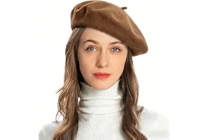 ZLYC dam Basker Beret | Damer enfärgade vintage hattar i konstnärsstil för höst och vinter, när du reser eller i vardagen