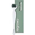 Regrowz Derma Roller for Hair Growth 0.3mm - 192 Titanium Needles - Multi Functional Microneedling Roller for Men and Women - Beard Roller & Derma Roller Hair Growth Men & Women
