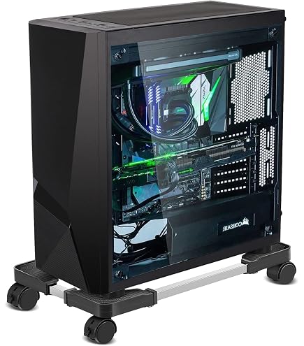 Opslag Computer Zwenkwielen CPU Houder Cpu-standaard Mobiele Desktop Pc-torenstandaard ...