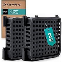 2x Filter für Liebherr FreshAir Aktivkohlefilter 9882460 9882429