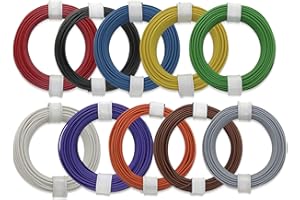 DONAU ELEKTRONIK GMBH Donau Elektronik- Juego de 10 Cables Flexibles, Multicolor, m (118-MIX)