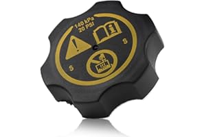 JUGCUT Radiator Expansion Water Tank Cap, Astra, Insignia, Zafira, Mokka, Meriva, Adam, Cascada, OEM 13502353, 1305248, Plastic Coolant Tank Cap Cover, Replacement Lid