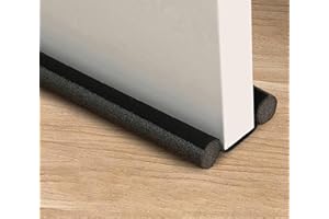 BUYER TO YOU HOME Paraspifferi Sottoporta Universale, per Porte Interne ed Esterne di 5cm di Spessore, protegge da vento e intrusi indesiderati come insetti e animli,sottoporta anti insetti (marrone)