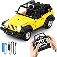 Zest 4 Toyz RC Car Remote Control Toys for Boys USB Rechargable Off Road Vehicle Toy Cars for Kids Best Birthday Gift (Yellow)