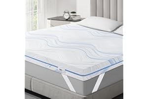 ‎BEDSTORY BedStory Topper 180x200cm H3 H4 aus 10cm Hoch Gel kaltschaum, Hart Matratzentopper für Bett Boxspringbett Schlafsofa Wohnwagen, Öko-TEX® Zertifiziert Matratzen Topper mit Waschbarer Bezug