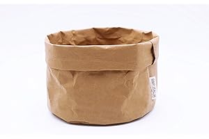 B&P Italia SACCHETTO portapane STOCKHOLM fibra di cellulosa avana, diametro 19x12cm