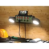 FULLTECH FTR-37 5&rsquo;li Akıllı G&uuml;&ccedil; İstasyonu, 1 USB-A + 1 USB-C, &Ccedil;ift LED Aydınlatmalı, Anahtarlı &Ccedil;oklu Priz