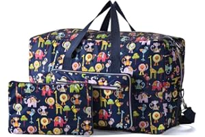 Arxus Bolso Grande de Viaje Plegable en la Bolsa de Viaje con Equipaje y Correa para el Hombro