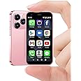 BLKE Mini Phone,4G Mini Smartphone for Kids,3.0" HD Screen,Backup Cheap Mobile Phones for Kids World's Smallest Phone,Android 12,3GB RAM + 32GB ROM,Tiny,2000mAh,Face ID/OTG/Dual SIM-Pink