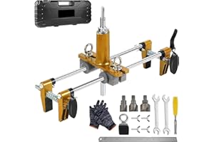 ZILCHX Door Lock Hole Opener Kit, Door Lock Jig, Lock Mortiser Kit, Door Lock Installation Kit for Wooden Doors