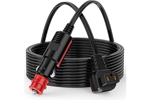 NULUXI 12V Extension Cable for Car Refrigerator Compressor Alpicool, Dometic, Waeco CF CDF, ARB, ICECO, Setpower, 3M 12V Car Fridge Cable Plug