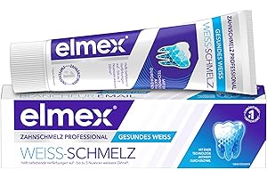 ‎ELMEX elmex Zahnpasta Opti-Schmelz Professional Weiss-Schmelz 75ml - starker Zahnschmelz und weißere Zähne mit weniger Verfärbungen